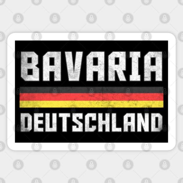 Bavaria / Germany Faded Style Region Design Sticker by DankFutura